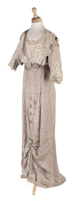 Lot 631 - Clothing. A silk Edwardian day dress, circa 1915, & other dresses