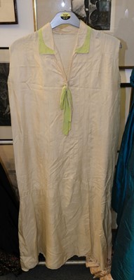 Lot 631 - Clothing. A silk Edwardian day dress, circa 1915, & other dresses