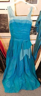 Lot 631 - Clothing. A silk Edwardian day dress, circa 1915, & other dresses