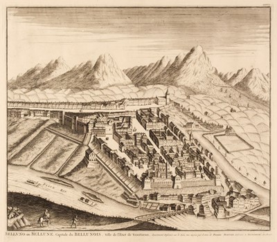 Lot 131 - Mortier (Pierre). Two city plans, Amsterdam, circa 1724