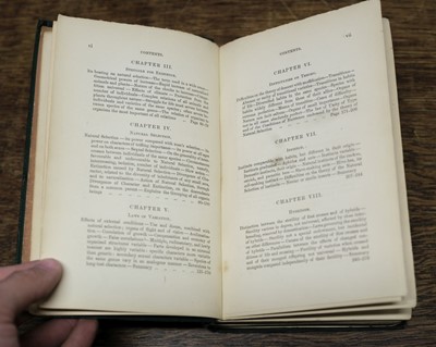 Lot 57 - Darwin (Charles). On the Origin of Species by Means of Natural Selection, 2nd ed., 2nd issue, 1860