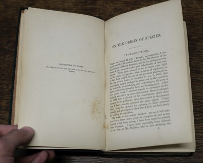 Lot 57 - Darwin (Charles). On the Origin of Species by Means of Natural Selection, 2nd ed., 2nd issue, 1860