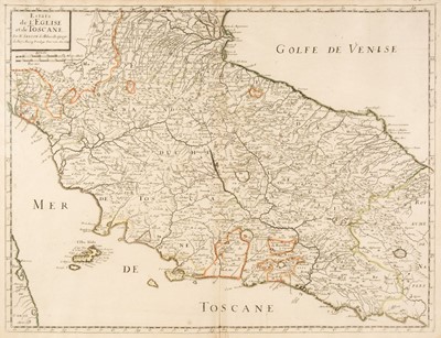 Lot 110 - Italy. Sanson (Nicolas), Three regional Italian Maps, circa 1650