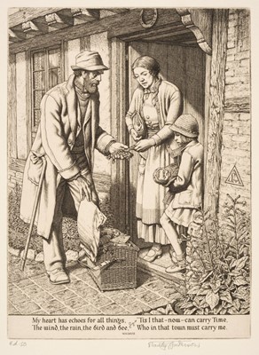 Lot 256 - Anderson (Stanley, 1884-1966). The Country Pedlar, 1943, copper line engraving