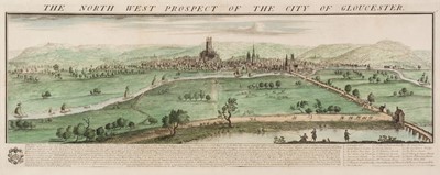 Lot 195 - Gloucester. Buck (S & N). The North West Prospect of the City of Gloucester, 1775