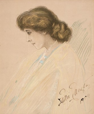 Lot 351 - Langtry (Lillie, 1853-1929). Signed portrait, 1904