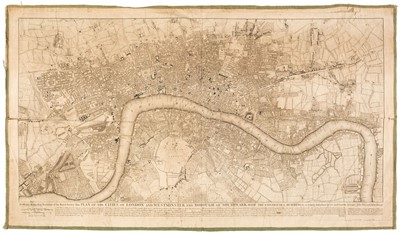 Lot 121 - London. Pine (John & Tinney John), ..., Plan of the Cities of London and Westminster..., 1747