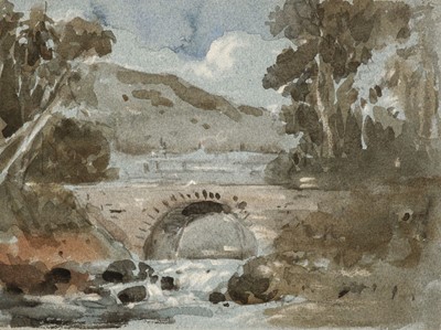 Lot 158 - Stewart (Sir John James, 1779-1849). Scottish landscape, circa 1810, waterolour