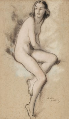 Lot 303 - Baumer (Lewis, 1870-1963). Seated Female Nude