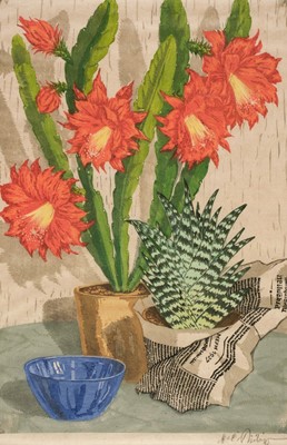 Lot 240 - Philipp (Martin Erich, 1887-1978). Still Life with Christmas Cactus, 1927