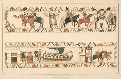 Lot 179 - Bayeux Tapestry. Basire (J.), Ten sheets (only of 17), 1821 - 22