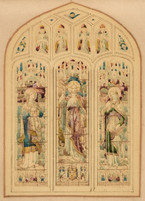 Lot 194 - Moore (Arthur Louis, 1849-1939). Study for a Stained Glass Window, circa 1880