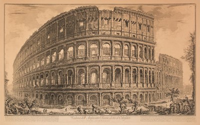 Lot 38 - Volpato (Giovanni, 1733-1803). Veduta di.. Foro Romano, & Anfiteatro Flavio oggidi Colosseo (2)