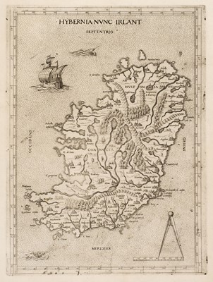 Lot 105 - Ireland. Lafrieri (Antonio, school of), Hybernia nunc Irlant, Rome, circa 1570