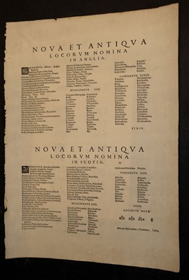 Lot 86 - British Isles. Lafreri (Antonio, school of), Britannia Insula quae duo Regna..., Rome, circa 1556