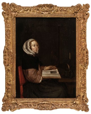 Lot 65 - Dutch School. Portrait of a Young Woman, circa 1680-1720