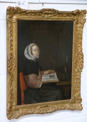 Lot 65 - Dutch School. Portrait of a Young Woman, circa 1680-1720