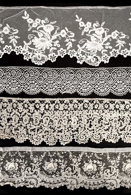 Lot 658 - Lace. A large collection of lace, 19th-20th century