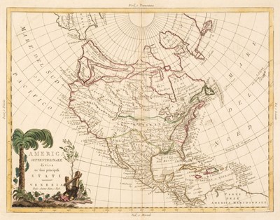 Lot 135 - North America. Zatta (Antonio), America Settentrionale divisa...,  Venice, 1778