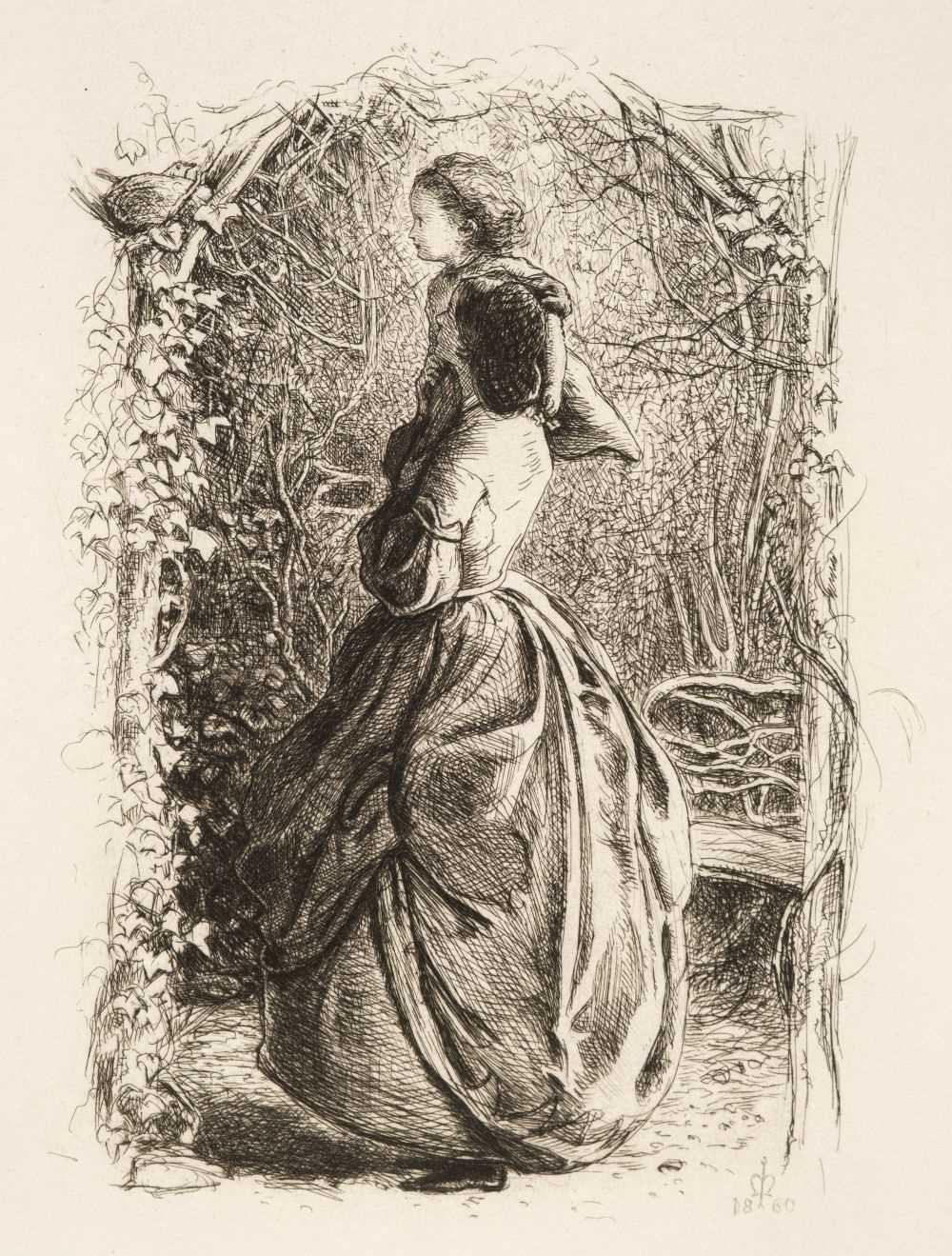 Lot 212 - Millais (John Everett, 1829-1896). Happy Springtime, 1860, etching