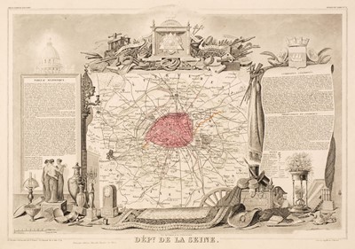 Lot 119 - Levasseur (Victor). A Collection of 52 Maps, Paris, 1856