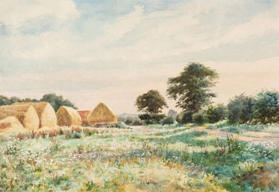 Lot 189 - Brunton (Arthur Dickinson, 1848-1919). Yarrow's - A Field on Whitam's Farm..., and others