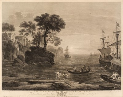 Lot 37 - Mason (James, 1710- circa 1780). The Landing of Aeneas in Italy, after Claude, 1772, and 1 other