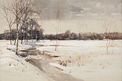 Lot 300 - Wallace (Robert Craig, 1886-1969). Winter Afternoon & Gloomy Winter, 1922-23