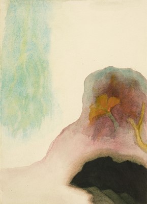 Lot 324 - Kiff (Ken, 1935-2001). Cave with Flower, 1999, watercolour on paper