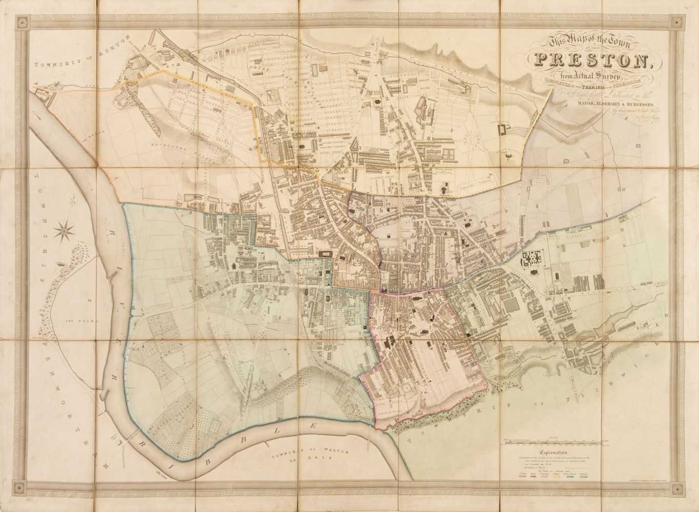 Lot 114 - Lancashire. Myers (J. J.), This Map of the