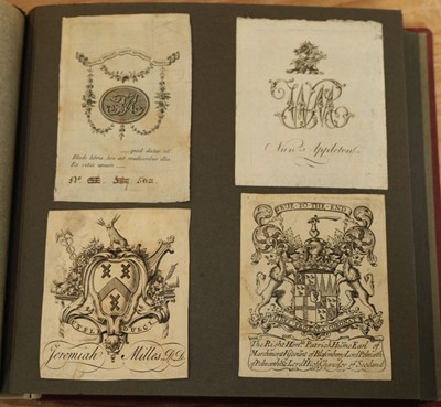 Lot 299 - Bookplates. An album of 170 bookplates collected by Paul Raymond Latcham FSA