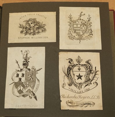 Lot 299 - Bookplates. An album of 170 bookplates collected by Paul Raymond Latcham FSA