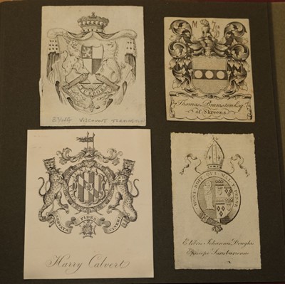 Lot 299 - Bookplates. An album of 170 bookplates collected by Paul Raymond Latcham FSA