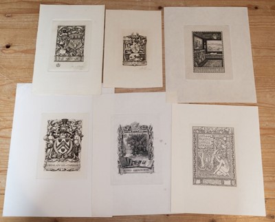 Lot 298 - Bookplates. A collection of 46 bookplates engraved by John Augustus Charles Harrison (1872-1955)