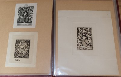 Lot 298 - Bookplates. A collection of 46 bookplates engraved by John Augustus Charles Harrison (1872-1955)