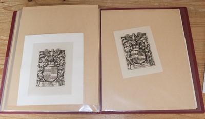 Lot 298 - Bookplates. A collection of 46 bookplates engraved by John Augustus Charles Harrison (1872-1955)