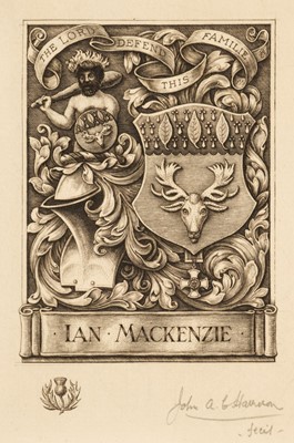 Lot 298 - Bookplates. A collection of 46 bookplates engraved by John Augustus Charles Harrison (1872-1955)