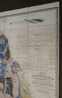 Lot 102 - Geological Map. Walker (J. & C.), A Geological Map of England, Wales and Part of Scotland, 1837