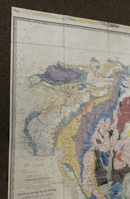 Lot 102 - Geological Map. Walker (J. & C.), A Geological Map of England, Wales and Part of Scotland, 1837