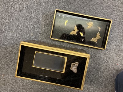 Lot 473 - Calligraphy Box. A Japanese lacquer calligraphy box, Meiji period (1868-1912)