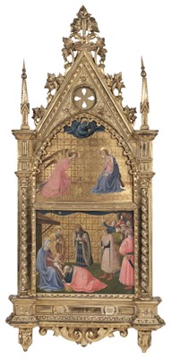 Lot 55 - Fra Angelico (1395-1455). Annunciation/Adoration of the Magi, Florence, circa 1850's