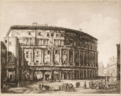 Lot 209 - Rossini (Luigi, 1790-1857). Avanzi del Teatro di Marcello..., 5 plates from Le Antichita Romane, 1820-22