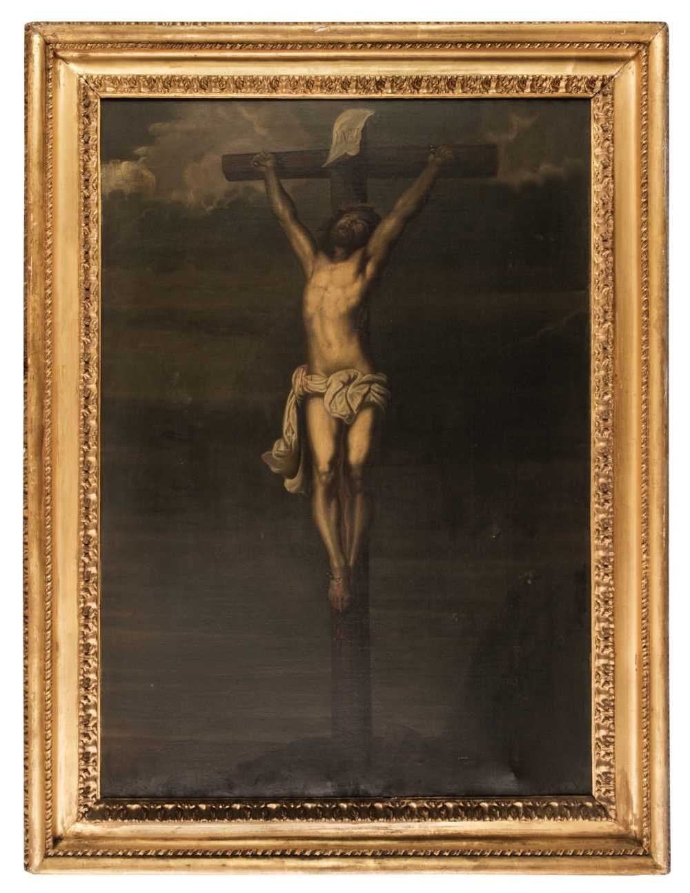 Lot 60 - After Anthony van Dyck (1599-1641). The Crucifixion, after 1627, oil on canvas