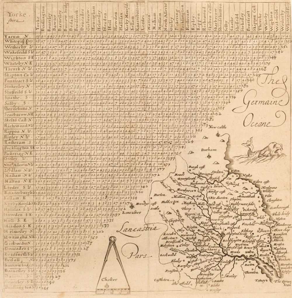 Lot 46 - Simons (Mathew). A Book of the Names of all Parishes, Market Towns ... in England and Wales, 1657