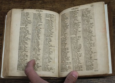 Lot 46 - Simons (Mathew). A Book of the Names of all Parishes, Market Towns ... in England and Wales, 1657