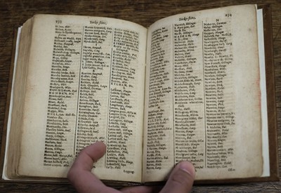 Lot 46 - Simons (Mathew). A Book of the Names of all Parishes, Market Towns ... in England and Wales, 1657