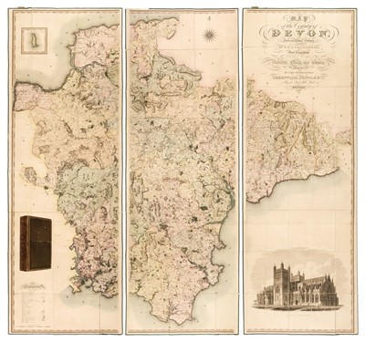 Lot 94 - Devon. Greenwood (C. & J.), Map of the County of Devon from an Actual Survey..., 1827