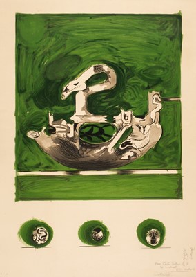 Lot 269 - Sutherland (Graham, 1903-1980). Composition (Forme en Cygne), 1973