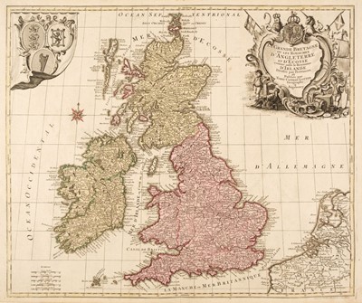 Lot 88 - British Isles. Lotter (M. A.), Le Grande Bretagne ou les Royaumes D'Angleterre..., circa 1776