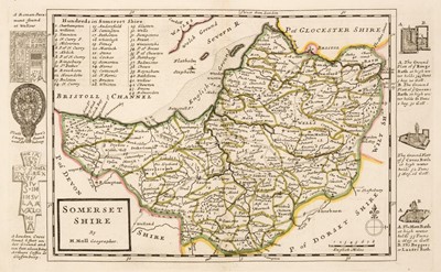 Lot 43 - Moll (Herman). A Set of Fifty New and Correct Maps of England and Wales &c..., 1724